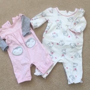 Bundle of 2 baby girls long sleeve jumpers